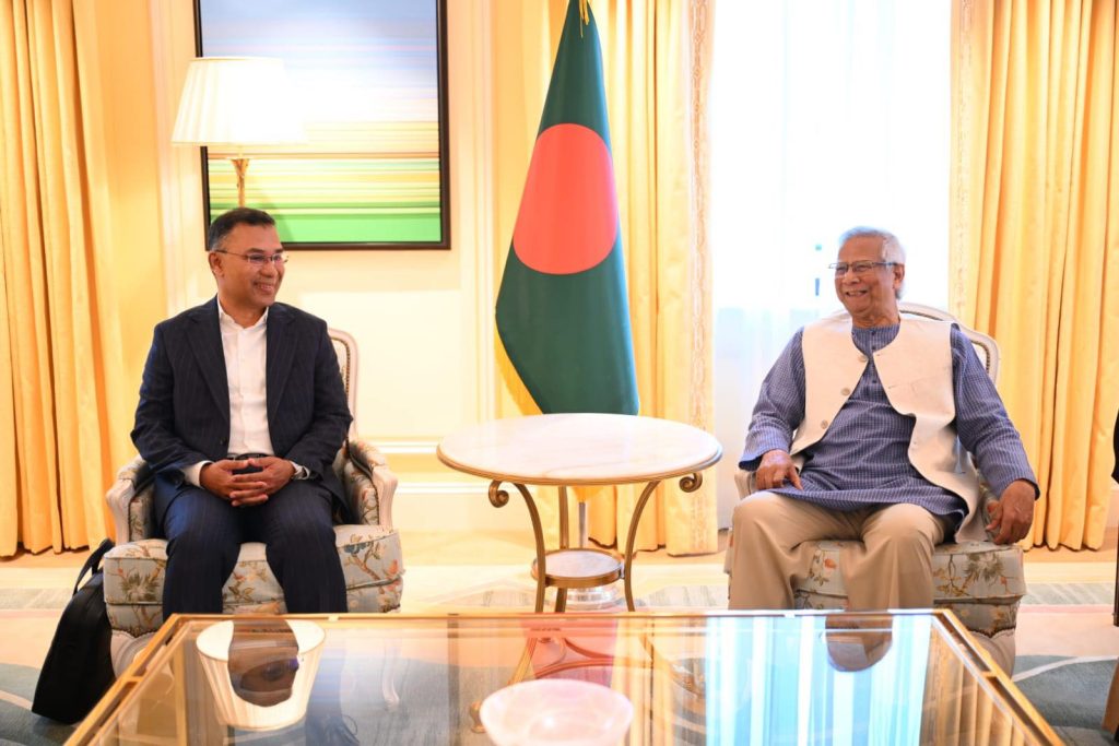 নির্বাচনী বিজয়ের পর তারেক রহমানকে প্রধান উপদেষ্টার অভিনন্দন 1 1