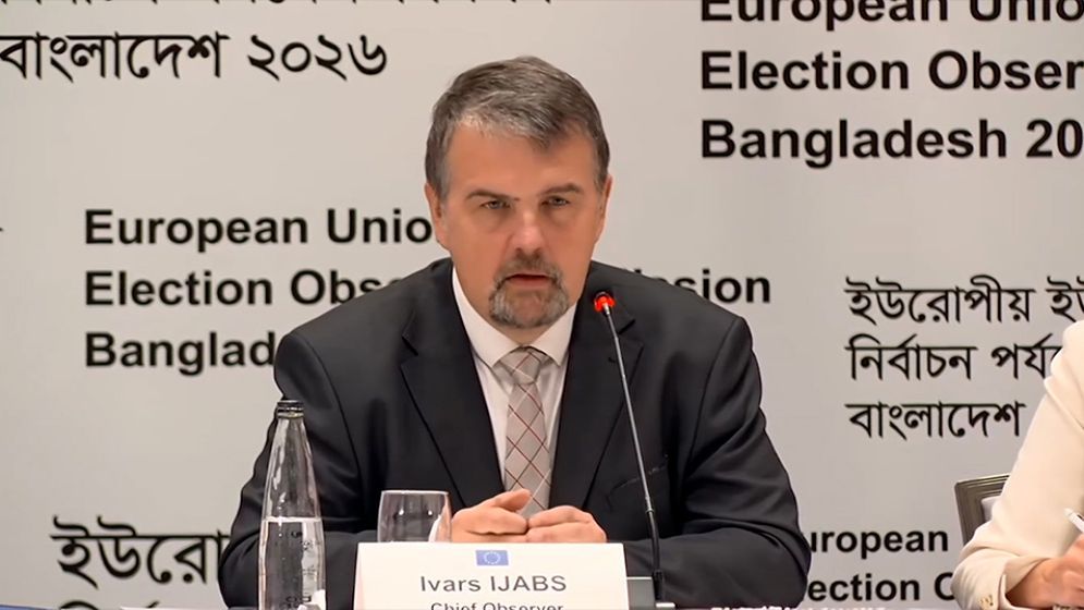 ২০০৮ সালের পর সবচেয়ে শান্তিপূর্ণ ও প্রতিযোগিতামূলক নির্বাচন: ইইউ পর্যবেক্ষক মিশন