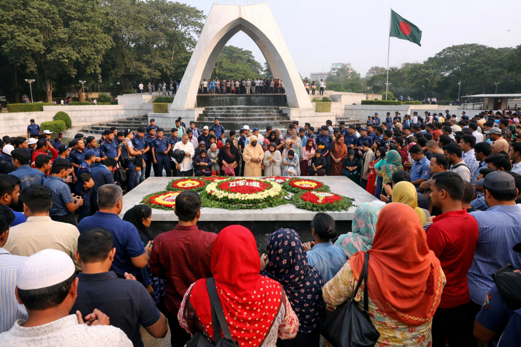 রাজধানীতে সমাধি প্রাঙ্গণে বাড়ছে মানুষের ভিড়