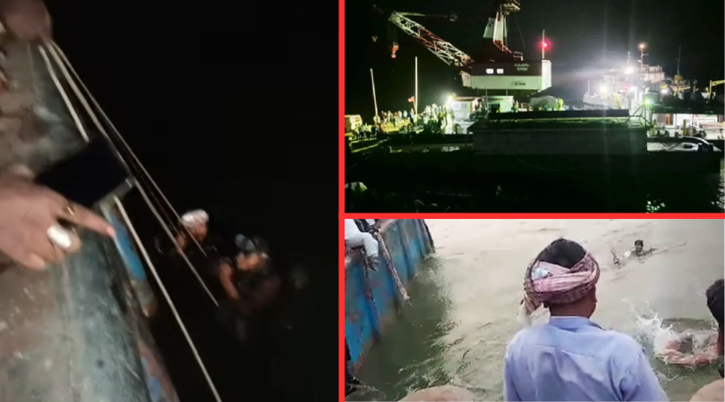 পদ্মায় যাত্রীবাহী বাস, বহু হতাহতের আশঙ্কা