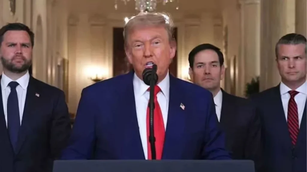 ‘লক্ষ্য পূরণ না হওয়া পর্যন্ত অভিযান চলবে’ ট্রাম্পের কড়া বার্তা