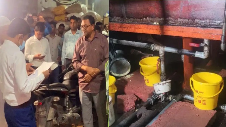 শেরপুরে আবাসিক ভবনে গোপনে তেল মজুদ, অভিযান