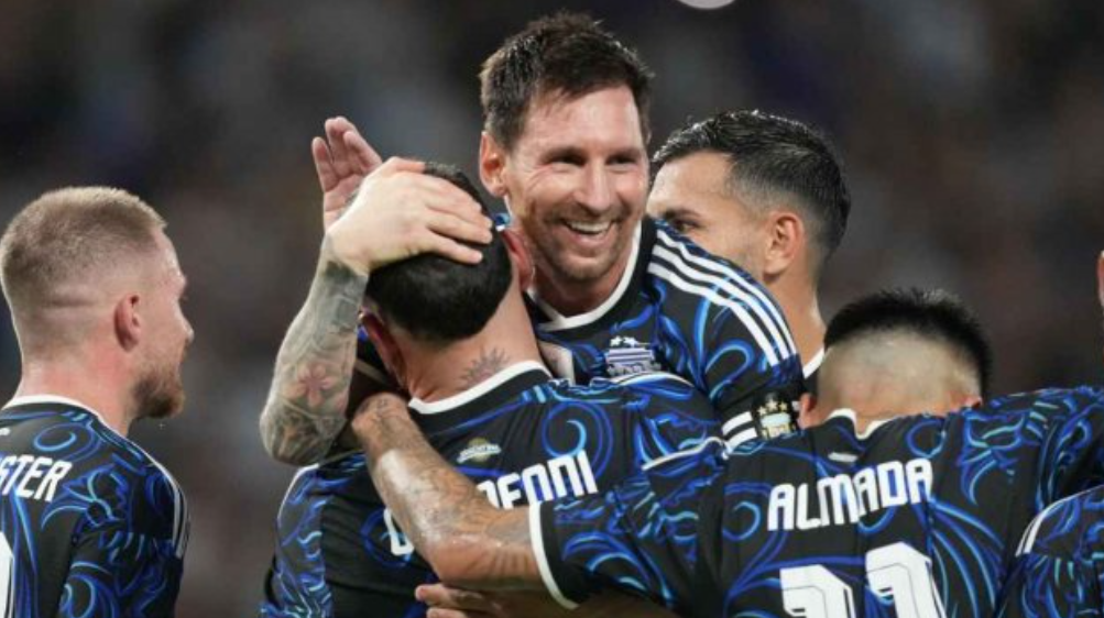 বিশ্বকাপের আগে শক্ত বার্তা, ৫ গোলের জয় আর্জেন্টিনার