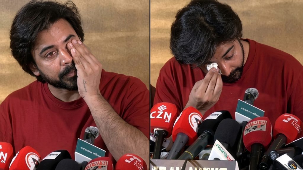 ‘আমি তো মানুষ’-কথা শেষ না করেই কেঁদে ফেললেন নিশো