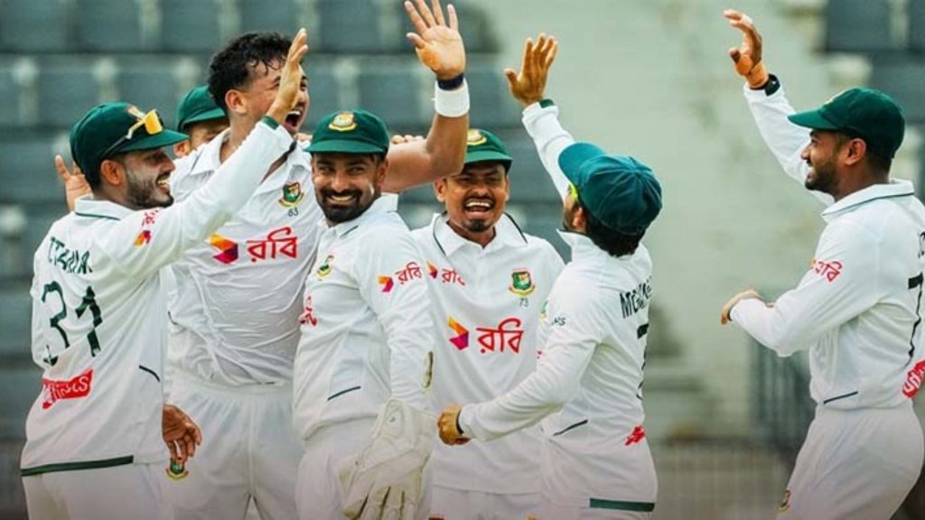 সিলেট টেস্টে বড় লিডে বাংলাদেশ পাকিস্তানের বিপদ বাড়ছে