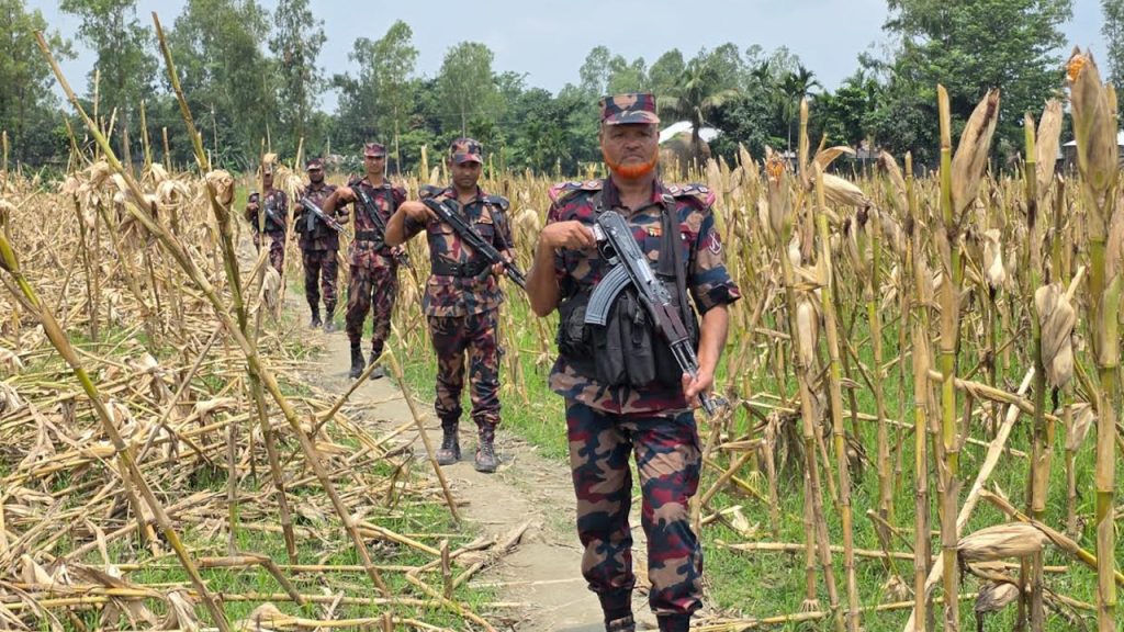 পুশইনের আশঙ্কায় সীমান্তে বিজিবির কড়া নজরদারি