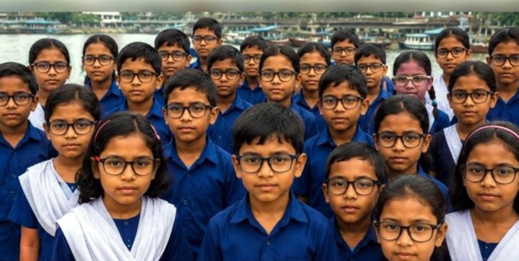 মোবাইল আসক্তিতে ঝুঁকিতে শিশুদের চোখ, বাড়ছে স্বল্পদৃষ্টি