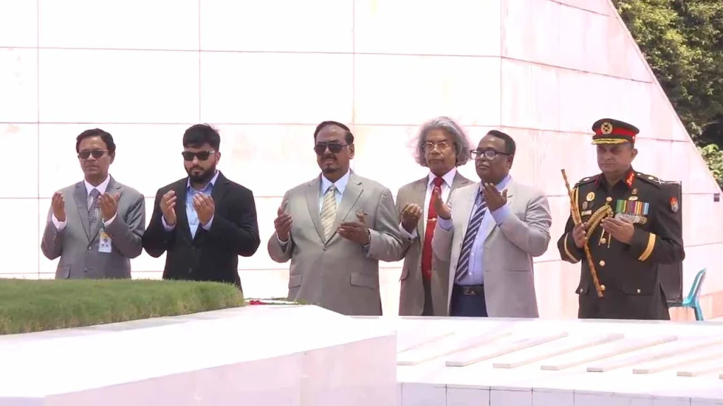 জিয়া ও খালেদা জিয়ার কবরে শ্রদ্ধা জানালেন ভারপ্রাপ্ত রাষ্ট্রপতি