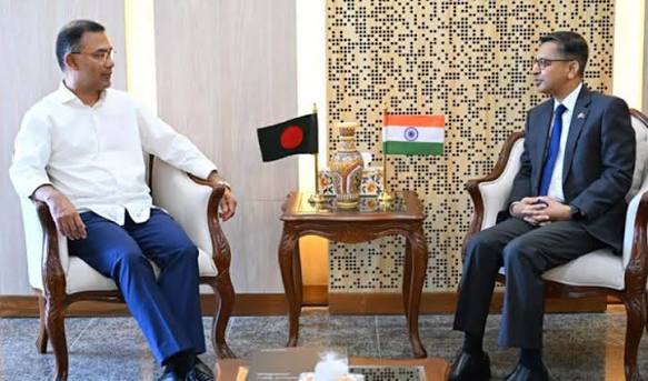 প্রধানমন্ত্রী তারেক রহমানের সাথে ভারতীয় হাইকমিশনারের উচ্চপর্যায়ের বৈঠক শুরু