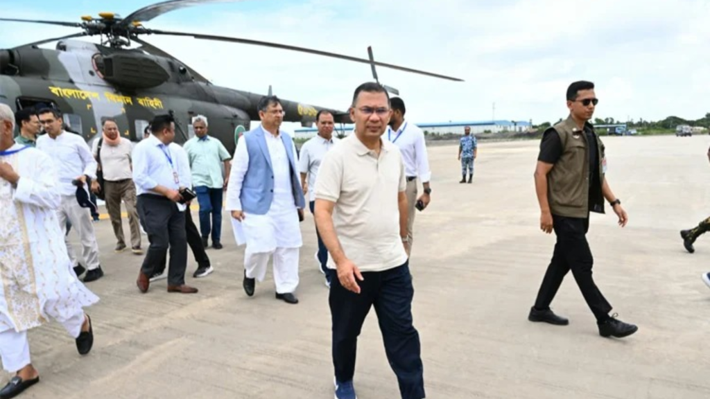 প্রধানমন্ত্রী তারেক রহমান মাতারবাড়ি গভীর সমুদ্রবন্দর পরিদর্শনে